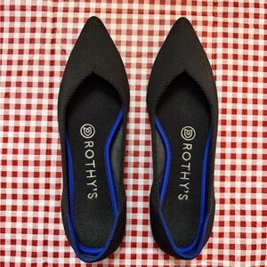 Rothy's “The Point II” Black Women’s Flats